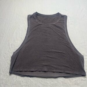 Lululemon Gray Sleeveless‎ Crop Top